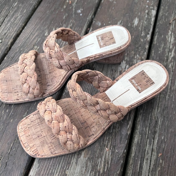 Dolce Vita Natural Cork Ronin heeled sandal - Picture 2 of 3